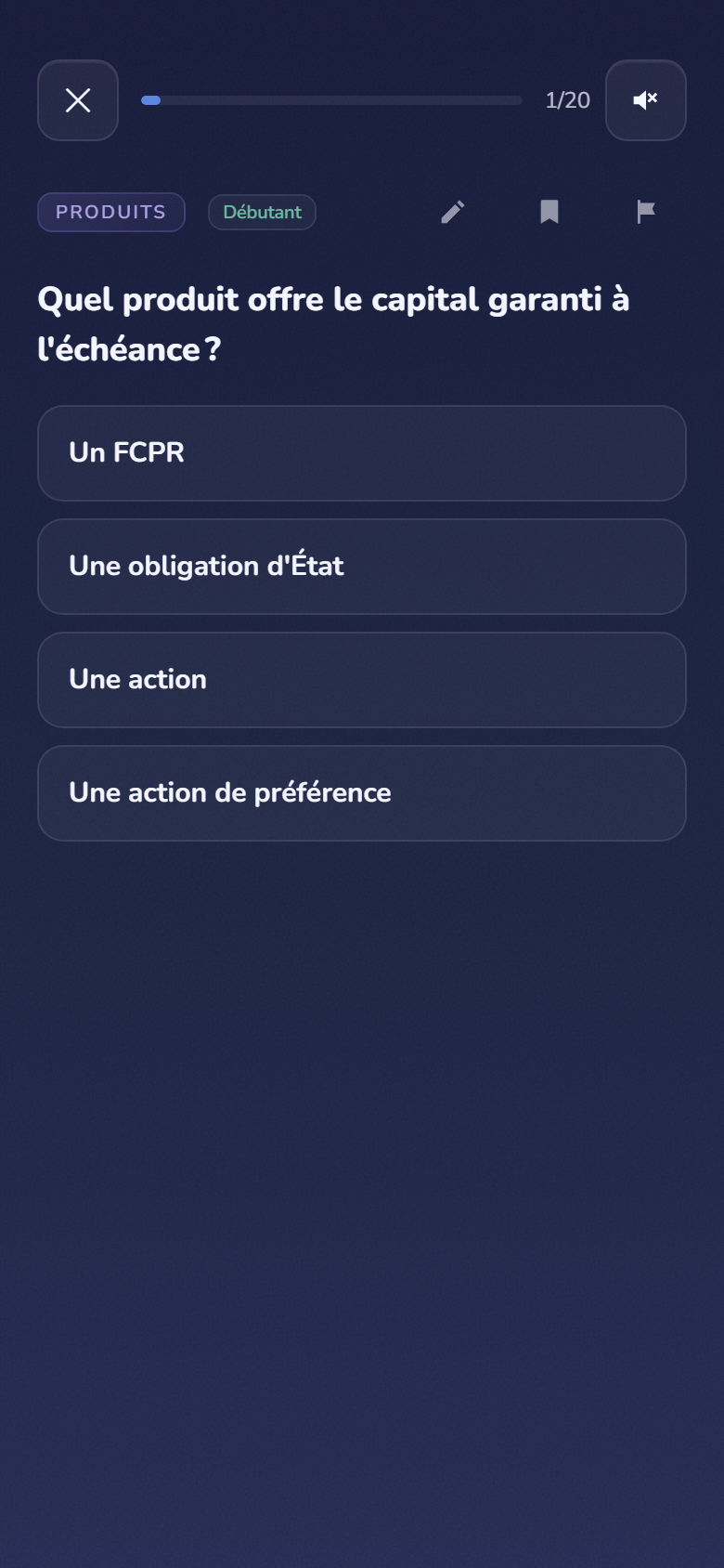 Session de quiz Certoly avec explication pédagogique